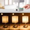 EDISHINE Zestaw 2 lamp stołowych z funkcją ładowania, Podgląd zdjęcia produktu 6