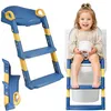 Kinder Toilettensitz mit Leiter blau rutschfeste Stufen Produktbild-Vorschau 1