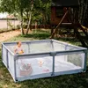 Dětská ohrádka 130 x 130 cm skládací hrací prostor suchý Náhled obrázku produktu 4