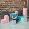 KiddyMoon pěnové kostky pro děti měkké bloky 9 kusů Náhled obrázku produktu 5