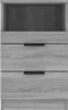 noční stolek vidaXL Grey Sonoma Wood Material Náhled obrázku produktu 4