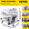 VEVOR Komercyjna krajalnica do mięsa 240 W, elektryczna Podgląd zdjęcia produktu 7