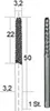 Proxxon Raspelfräser 3,2 mm, 28757 Produktbild-Vorschau 1