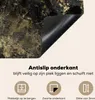 KitchenYeah© Herdabdeckplatte Gold - Schwarz - Abstrakt , Produktbild-Vorschau 4