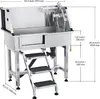 Hundewaschstation aus Edelstahl, 870x488x1025 mm Produktbild-Vorschau 8