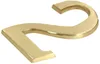 KOTARBAU® Huisnummer 3D nummer 2 messing 20 cm deurnummer Productafbeelding-voorbeeld 5