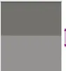 vidaXL Tenda a rullo oscurante grigio 130x130cm larghezza Anteprima dell’immagine prodotto 5