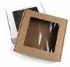 11x11x3 cm Box mit Fenster quadratisch Eco Braun - 5er Set, Produktbild-Vorschau 2