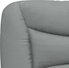 vidaXL Bett mit Matratze "Hvar" Hellgrau 120x200 cm Stoff Produktbild-Vorschau 5