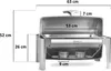 Chafing dish in acciaio inox Mahlzeit, 8 litri, roll-top, Anteprima dell’immagine prodotto 3