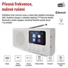 Přenosné rádio s Bluetooth, DAB / DAB+ / FM, bílé Náhled obrázku produktu