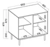 Selsey Neksto - Sideboard 2-türig, Eichenholzoptik, 100 cm Produktbild-Vorschau 5