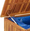 vidaXL Záhradná truhlica s kolieskami 150x50x58 cm Masívne Náhľad obrázku produktu 7