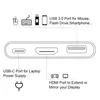 INF 3-in-1 USB-C-hub met HDMI, USB 3.0 en PD-opladen Productafbeelding-voorbeeld 2