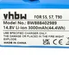 vhbw Akku kompatibel mit Qihoo T90, S7, S9, 360 S5, X9 Produktbild-Vorschau 5