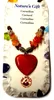 Edelstein-Anhänger, Herz-Collier, Karneol gebr. Produktbild-Vorschau 2