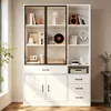 Merax Hochschrank mit LED und Glasvitrine, Standvitrine Produktbild-Vorschau 16