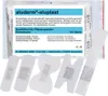 A package of "aluderm®-aluplast" wound dressings for adults, with several individual dressings shown in the foreground. Anteprima dell’immagine prodotto