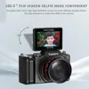 ZELURXX 4K WiFi Vlog Digitale Camera, 1080p, AF-lens, Productafbeelding-voorbeeld 3