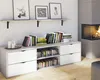 Regalwinkel 180 x180mm Stahl Schwarz matt Garderobenkonsole Produktbild-Vorschau 3