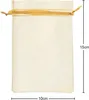 Balení 100 ks organzových sáčků 7 x 9 cm organzové sáčky Náhled obrázku produktu 2
