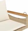 vidaXL Hängebank mit Kissen Beige 109x62x40 cm Poly Rattan Produktbild-Vorschau 8