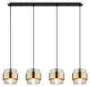 Globo Lighting Hängeleuchte Metall schwarz matt, 4x E27 Produktbild-Vorschau 17