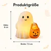 Halloween Geisterstatue Nachtlicht aus Kunstharz, Niedliche Produktbild-Vorschau 7