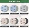 24 Stück Schleifpapier 125mm Klett, Körnung Produktbild-Vorschau 2