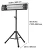 Calentador infrarrojo VEVOR de 2500 W con base y trípode, Vista previa de la imagen del producto 8
