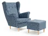 Ohrensessel mit Hocker ARI Design – skandinavisches Set, Produktbild-Vorschau 12