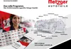 A woman in a mechanic's uniform holds up a catalog of car parts, with a wireframe diagram of a car and its various components highlighted in the background. Anteprima dell’immagine prodotto