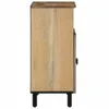 Side view of a wooden cabinet on black legs. Náhľad obrázku produktu