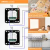 Dotykový termostat s digitálnym ovládaním elektrického Náhľad obrázku produktu 6