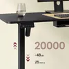 VASAGLE Výškově nastavitelný stůl, 160 cm, ve tvaru L, Náhled obrázku produktu 4