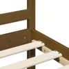 vidaXL Letto in legno massiccio marrone miele 200x200 cm Anteprima dell’immagine prodotto 7