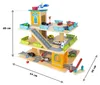 Bayagu Holzparkhaus mit Aufzug Autorampe Schranke und Autos Produktbild-Vorschau 2