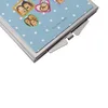 Mr. & Mrs. Panda Handspiegel Igel Familie - Blau Pastell - Produktbild-Vorschau 4