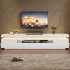 Support TV 175x38x45 cm, 2 meubles bas, 1 tiroir, éclairage Voir les images du produit 2
