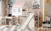 Letto per bambini Sweiko 90 x 200 cm Design a soppalco con Anteprima dell’immagine prodotto 13