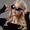 GKA Damen Sonnenbrille Katzenaugen Farbverlauf Cat Eye Produktbild-Vorschau 2