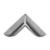 50 Schutzecken Buchecken Mappenecken Kantenecken 22x22mm, silber Produktbild-Vorschau
