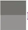 Verdunkelungsrollo Grau 125x150cm Stoffbreite 121,6cm Produktbild-Vorschau 5