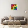 Bilder auf glas - Bunt kekse dekoration nachtisch - 40x40cm Produktbild-Vorschau 7