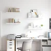 Półki Ścienne, 4 Szt, Białe, 80X23,5X3,8 Cm, Mdf Lumarko! Podgląd zdjęcia produktu 3