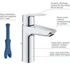 CASA39 Grohe Start Einhebelmischer für Waschtisch 23455002 Produktbild-Vorschau 4