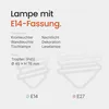 VITO E14 LED Filamentlampe G45 4W 520lm 2700K 240V 45mm 10 Produktbild-Vorschau 5