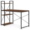 Bureau d'ordinateur scolaire 120x60 cm avec étagère à 3 Voir les images du produit 6