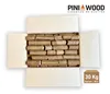 PINI 30 kg Hartholzbriketts 100% chêne Cheminée Poêle Bois Voir les images du produit 2