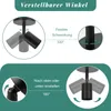 ZMH Deckenstrahler 1 flammig Schwarz E27 Deckenlampe Produktbild-Vorschau 3